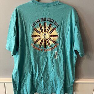 Tommy Bahama Cigar Themed T-Shirt XL, flawed NWT